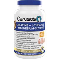 Carusos Creatine + L Thean + Mag-Gly Powder 225g