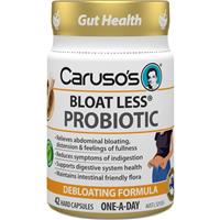 Carusos Probiotic Bloat Less 42 Capsules