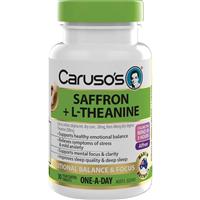 Carusos Saffron + L Theanine 30 Tablets