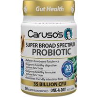 Carusos Super Broad Spectrum Probiotic 60 Capsules