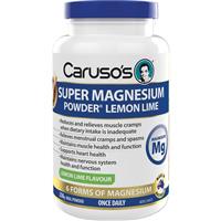 Carusos Super Magnesium Powder Lemon/Lime 250g