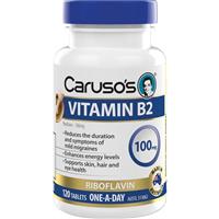 Carusos Vitamin B2 100mg 120 Tablets