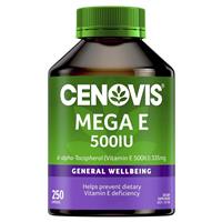 Cenovis Mega E 500IU 250 Capsules