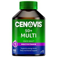 Cenovis Once Daily 50+ Multi Vitamins & Minerals 100 Capsules