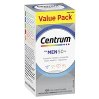 Centrum Multivitamin For Men 50+ 120 Tablets Exclusive Size
