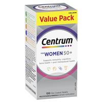 Centrum Multivitamin For Women 50+ 120 Tablets Exclusive Size