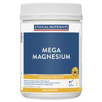 Ethical Nutrients Mega Magnesium 450g Powder Citrus