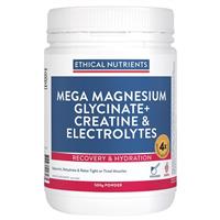 Ethical Nutrients Mega Magnesium Glycinate+ Creatine & Electrolytes 500g Exclusive Size
