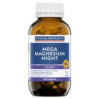 Ethical Nutrients Mega Magnesium Night 100 Tablets Exclusive Size