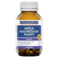 Ethical Nutrients Mega Magnesium Night 50 Tablets