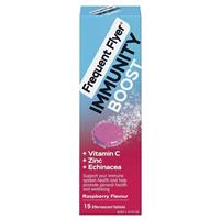 Frequent Flyer Immunity Boost Raspberry 15 Effervescent Tablets