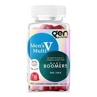GEN Baby Boomer Gummies Men's Multivitamin Blackcurrant 60 Pack