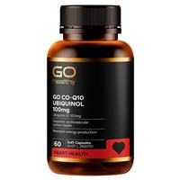 GO Healthy CoQ10 Ubiquinol 100mg 60 Capsules