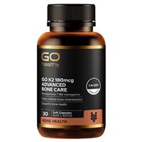 Go Healthy K2 180mcg Advanced Bone Care 30 Soft Capsules