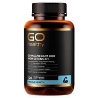 GO Healthy Magnesium 800 120 Vege Capsules
