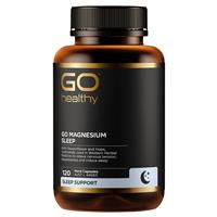 Go Healthy Magnesium Sleep 120 Vege Capsules Exclusive Size