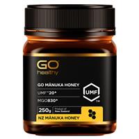 GO Healthy Manuka Honey UMF 20+ (MGO 820+) 250gm (Not For Sale In WA)
