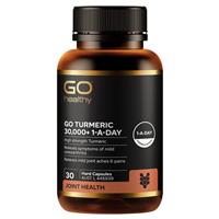 GO Healthy Turmeric 30000+ 1-A-DAY 30 Hard Capsules