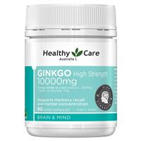 Healthy Care High Strength Ginkgo 10000mg 90 Capsules