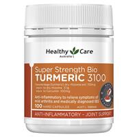 Healthy Care Super Strength Bio Turmeric 3100mg 100 Capsules