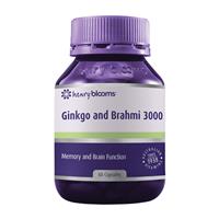 Henry Blooms Ginkgo and Brahmi 60 Capsules