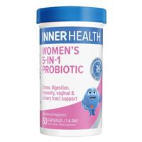 Inner Health Women's 5-in-1 Probiotic 60 Capsules