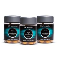 Life Botanics BCAA + Magnesium Gummies 3x40 Pack
