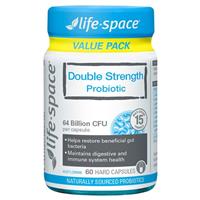 Life-Space Double Strength Probiotic 60 Capsules Exclusive Size