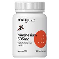 Mageze Magnesium 505mg One a Day 120 Capsules