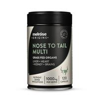 Melrose Origins Nose to Tail Multi Grass Fed Organs 120Capsules