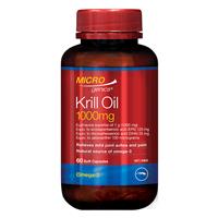 Microgenics Krill Oil 1000mg 60 Capsules