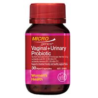 Microgenics Vaginal + Urinary Probiotic 30 Capsules