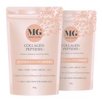Mind Glow Australian Wildberry Collagen Peptides+ 450g Twin Pack
