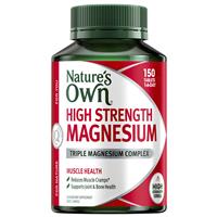 Nature's Own High Strength Magnesium 150 Tablets