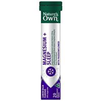 Nature's Own Magnesium + Sleep Effervescent 20 Tablets