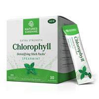 Nature's Sunshine Extra Strength Chlorophyll (30 Stick Packs) Spearmint