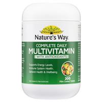 Nature's Way Complete Daily Multivitamin 200 Tablets