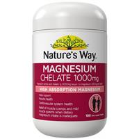 Nature's Way Magnesium Chelate 1000mg 100 Tablets
