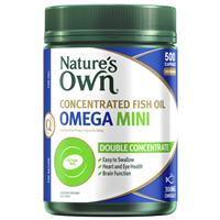 Nature's Own Concentrated Fish Oil Omega Mini 500 Capsules