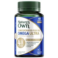 Nature's Own Concentrated Fish Oil Ultra High Strength 40 Capsules