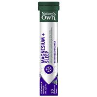 Nature's Own Magnesium + Sleep Effervescent 20 Tablets