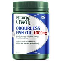 Nature's Own Odourless Fish Oil 1000mg 400 Capsules Exclusive