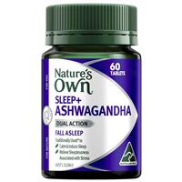 Nature's Own Sleep+ Ashwagandha 60 Tablets
