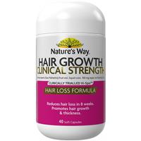 Nature's Way Hair Growth Clinical Strength 40 Capsules