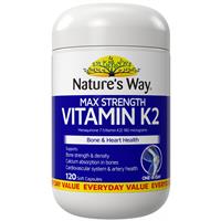 Nature's Way Max Strength Vitamin K2 120 Capsules Exclusive