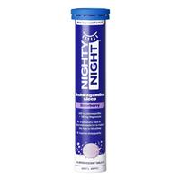 Nighty Night Sleep Effervescent Elderberry Flavour 14 Tablets