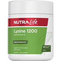 Nutra-Life Lysine 1200mg 60 Tablets