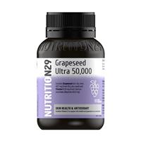 Nutrition29 By Brauer Grapeseed Ultra 50,000 60 Capsules