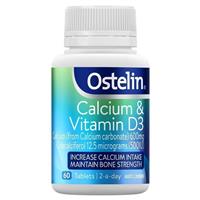 Ostelin Calcium & Vitamin D3 60 Tablets