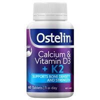 Ostelin Calcium & Vitamin D3 + K2 60 Tablets